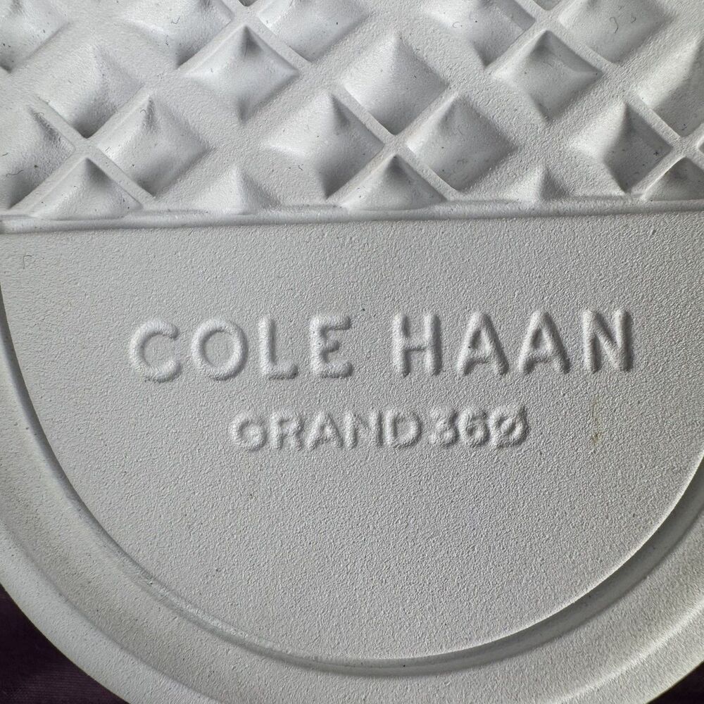 Cole Haan Grand Crosscourt Coaster Sneakers White Leather W32149 Womens Size 9.5 - Picture 12 of 12
